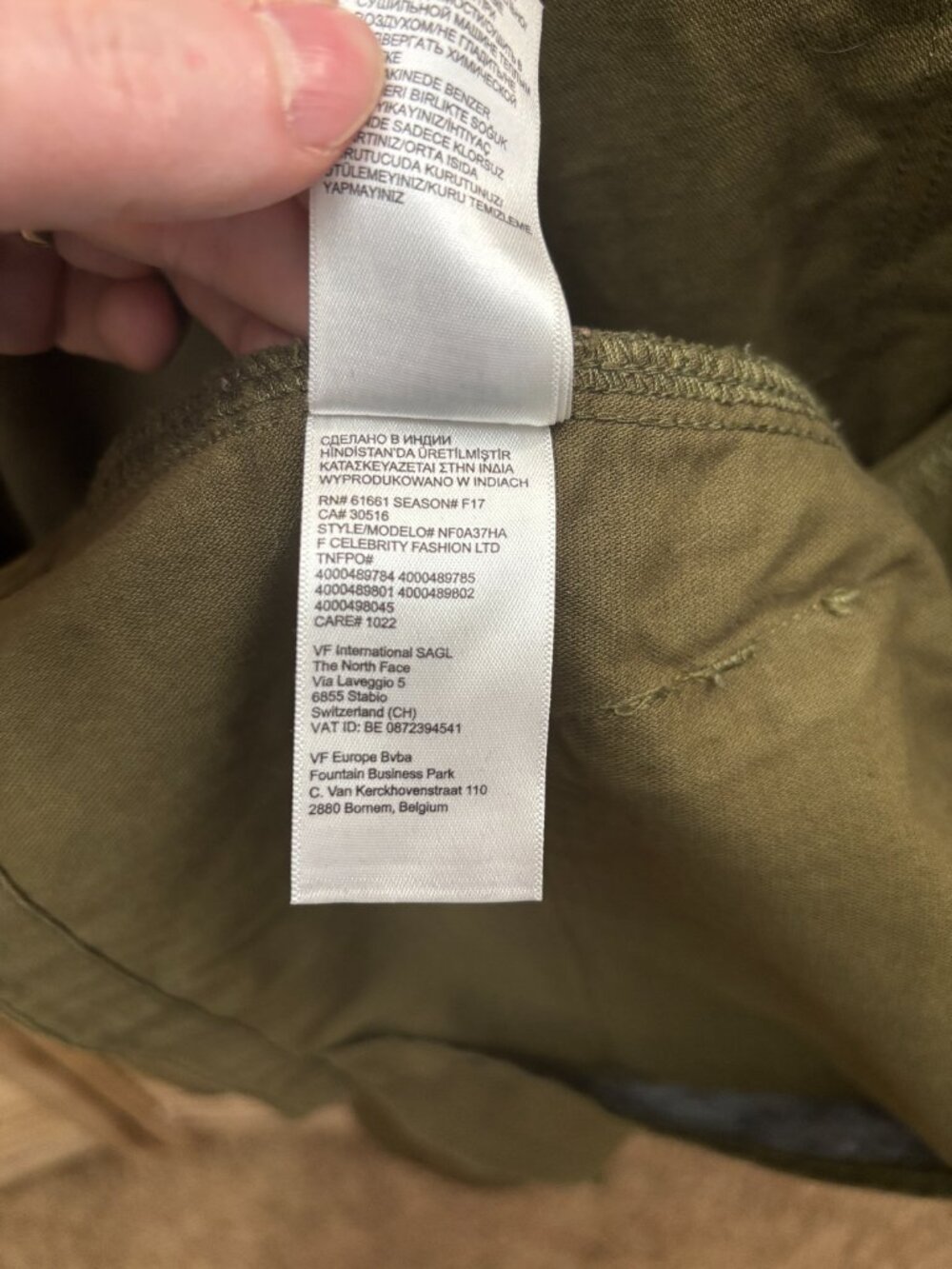 The North Face Women's Cotton Military Style Utility Jacket Size M, Olive Green - Picture 15 of 15